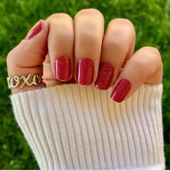 Glitter Red Color Street Nail Polish in the color “Cran-tastic” Brand New in Box - Picture 7 of 17